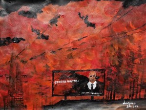 20年传奇热血巨制！乌克兰画家CJ现场描绘经典巨幅画
