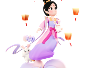 广寒宫第一软妹子魔域国庆宠萌系嫦娥破次元上演月光