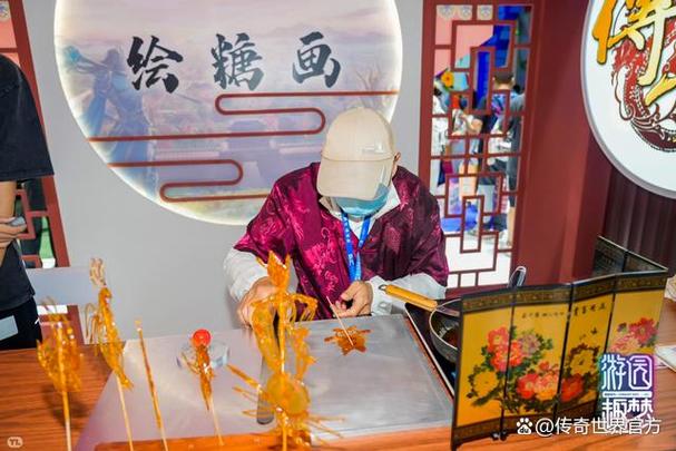 《传奇世界》参展CJ 非遗大师亮相现场