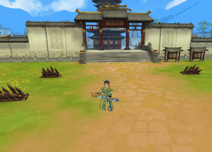 以琴为武器 《热血江湖》优雅乐师