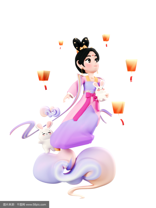 广寒宫第一软妹子魔域国庆宠萌系嫦娥破次元上演月光
